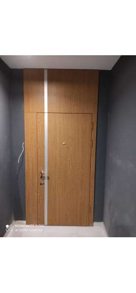 НАШІ РОБОТИ Вхідні двері металеві в квартиру з МДФ накладками